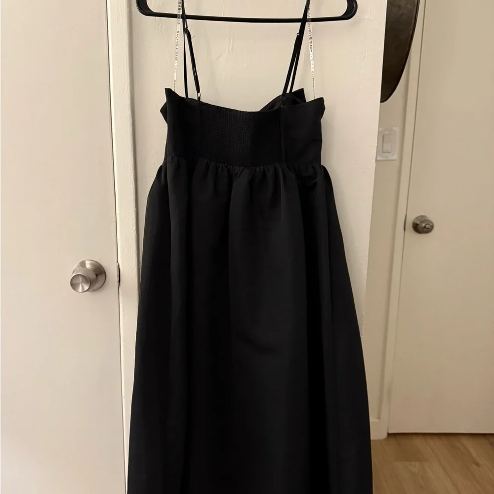 Sachin & Babi | Sloane Taffeta Double-Bow Pleated
Midi Dress - Picture 3 of 8